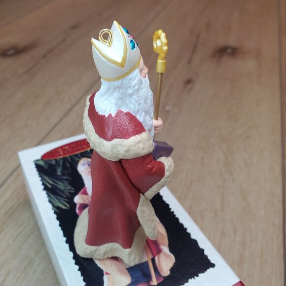 1995 Hallmark Keepsake Ornament St Nicholas Collect Series #1 Christmas Visitors - Picture 5 of 13